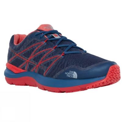 Zapatillas Running The North Face Ultra Cardiac II Hombre Azules / Rojas - Chile WAN608943